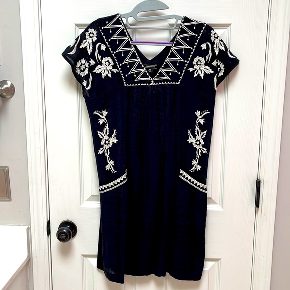 Lucky Brand black embroidered dress, Size XS - Picture 1 of 5